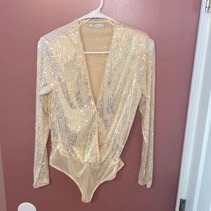 Rhinestone bodysuit